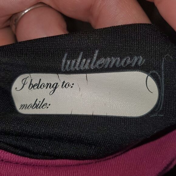 Lululemon gray raspberry groove crop pants 6 - Picture 7 of 7